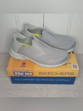 NIB Skechers Hands Free Slip-ins Go Walk 6 Easy On Mens 8.5 Sneakers Shoes